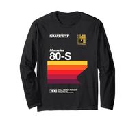 Non dimenticare mai nostalgia videocassetta VHS VCR anni 80 Maglia a Manica