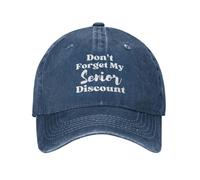 Non dimenticarti del mio cappello da baseball con sconto per anziani, per