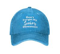 Non dimenticarti del mio cappello da baseball con sconto per anziani, per