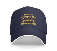 Non dimenticarti del mio cappello da baseball da uomo e da donna con scont