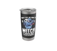 Non dirmi come essere una strega Halloween Witchy Moon Bicchiere termico in acciaio inox doppia parete