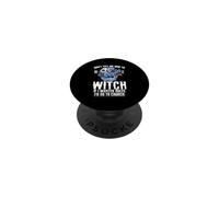 Non dirmi come essere una strega Halloween Witchy Moon PopSockets PopGrip Adesivo