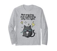 Non discutere STO Solo spiegando perché Ho Ragione. Sarcasmo Gatto Maglia a Manica