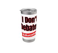 Non discuto di educare per insegnanti ed educatori Bicchiere termico in acciaio inox doppia parete