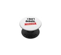 Non discuto di educare per insegnanti ed educatori scolastici PopSockets PopGrip Adesivo