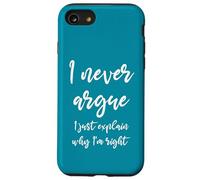 Non discuto mai, spiego solo perché ho ragione Custodia per iPhone SE (2020) / 7/8