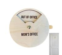 Non disturbare - Knock Please, per privacy in legno per conferenze, Indicatore di lavoro remoto, per sala ufficio | Porta professionale per segnaletica sulla privacy, ideale