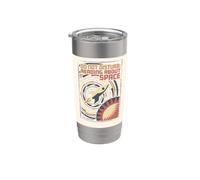 Non disturbare la lettura di Space Universe Bookworm SciFi Bicchiere termico in acciaio inox doppia parete