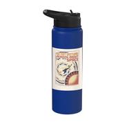 Non disturbare la lettura di Space Universe Bookworm SciFi Stainless Steel Insulated Water Bottle