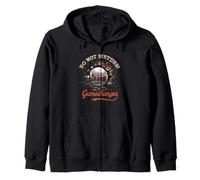 Non disturbare sto facendo Gamechanger Baseball Style Amante Felpa con Cappuccio