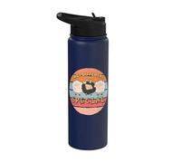 Non diverse Pecore speciali in nero Pecore con messaggi Stainless Steel Insulated Water Bottle