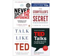 Non dividere mai le differenze, Il segreto del narratore, Parla come TED, TED Talks 4 Books Collection Set