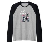 Non do il culo di un topo Sii chiaro Non mi interessa il gioco di parole Maglia con Maniche Raglan