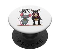 Non do un topo e un asino umorismo divertente PopSockets PopGrip Adesivo