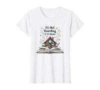 Non è accaparrarsi se Si Tratta di Libri - Il Sogno di Bookworm Maglietta, Donna, Bianco, XXL
