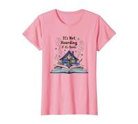 Non è accaparrarsi se Si Tratta di Libri - Il Sogno di Bookworm Maglietta, Donna, Rosa, 3XL