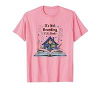 Non è accaparrarsi se Si Tratta di Libri - Il Sogno di Bookworm Maglietta, Uomo, Rosa, L