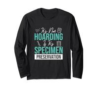 Non è accumulare se è la conservazione degli esemplari Uno zoologo Maglia a Manica
