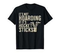 Non è accumulare se si tratta di bastoncini da hockey Tee Ice Hockey Dad Maglietta