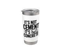 Non è cemento È Concrete Funny Builder Bicchiere termico in acciaio inox doppia parete