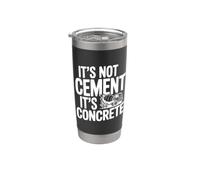 Non è cemento È Concrete Funny Builder Bicchiere termico in acciaio inox doppia parete
