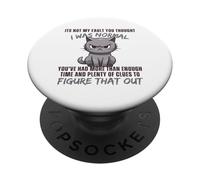Non è colpa mia se pensavi che fossi normale e divertente Cat Kitten PopSockets PopGrip Adesivo