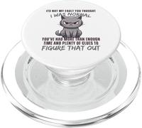Non è colpa mia se pensavi che fossi normale e divertente Cat Kitten PopSockets PopGrip per MagSafe