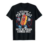 Non è il 4 luglio fino a quando non esce il mio Weiner - 4 luglio Maglietta