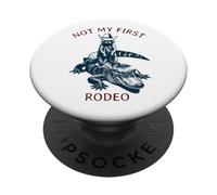 Non è il mio Primo Rodeo, l'alligatore Procione Country PopSockets PopGrip Adesivo