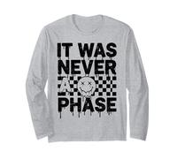 Non è mai Stata Una Fase Vintage Emo Citazione Maglia a Manica