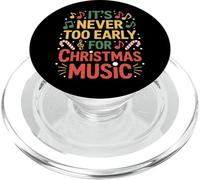 Non è mai troppo presto per Natale Musica Natale PopSockets PopGrip per MagSafe