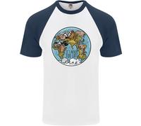 Non È Mai Troppo Tardi Maglietta Da Baseball S/S Uomo Sul Cambiamento Climatico