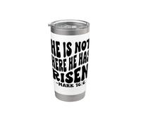 Non è qui, è risorto cristiano Happy Resurrection Bicchiere termico in acciaio inox doppia parete