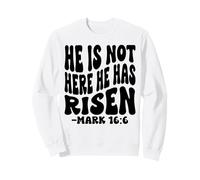 Non è Qui, è risorto Cristiano Happy Resurrection Felpa