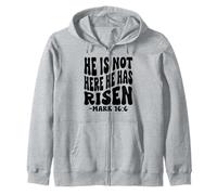 Non è Qui, è risorto Cristiano Happy Resurrection Felpa con Cappuccio