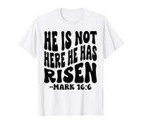 Non è Qui, è risorto Cristiano Happy Resurrection Maglietta