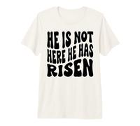 Non è Qui, è risorto Cristiano Happy Resurrection Maglietta Premium