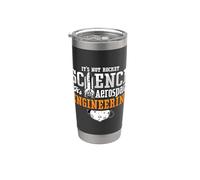 Non è Rocket Science Engineering Rocket Space Aerospace Bicchiere termico in acciaio inox doppia parete
