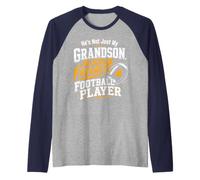 Non è Solo Mio Nipote, è Il Mio Giocatore di Football Preferito Maglia con Maniche Raglan