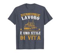 Non È Solo Un Lavoro È Uno Stile di Vita Camionista Maglietta, Uomo, Pervinca, L