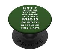 Non è sorprendente che Dio dia respiro PopSockets PopGrip Adesivo