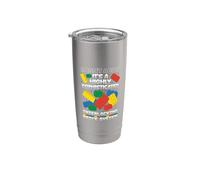 Non è un giocattolo, è ad incastro Brick System Brick Builder Bicchiere termico in acciaio inox doppia parete