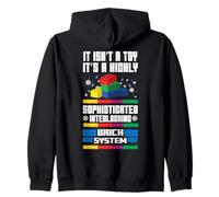 Non è Un Giocattolo, è Un Sistema di mattoncini ad Incastro Funny Chrismas Felpa con Cappuccio