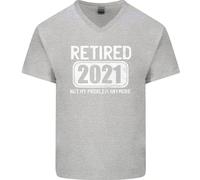 Non È Un Mio Problema 2021 Pensionamento Uomini Maglietta In Cotone A V