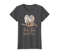 Non è Un Orso Polare, è Un Pastore Maremmano Abruzzese Maglietta, Donna, Grigio Scuro, L