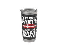 Non è un Partito fino a quando il danese non si presenta danese Bicchiere termico in acciaio inox doppia parete