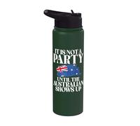 Non è un partito fino a quando l'australiano non si presenta australiano Stainless Steel Insulated Water Bottle