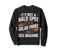 Non è Un Punto Calvo, è Un Pannello Solare per la Macchina del Sesso Felpa