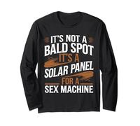 Non è Un Punto Calvo, è Un Pannello Solare per la Macchina del Sesso Maglia a Manica