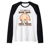 Non è Un Punto Calvo, è Un Pannello Solare per Una Macchina del Sesso Maglia con Maniche Raglan
